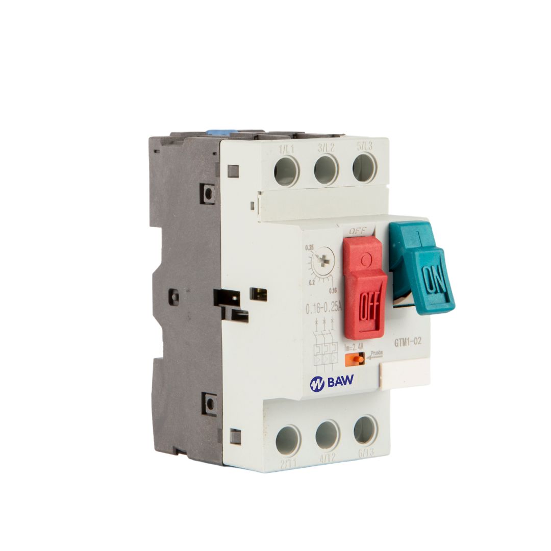 Guardamotor TMg 0,06kW. 380Vca. Ie: 0,16-0,25A. Icu:100kA.