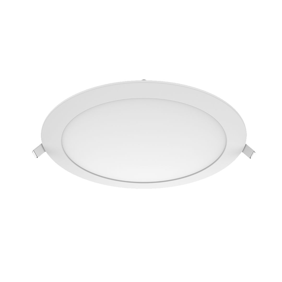 Luminaria LED para embutir tipo panel, 220V~, 50-60Hz, 18W Temp. Color: 6500° K