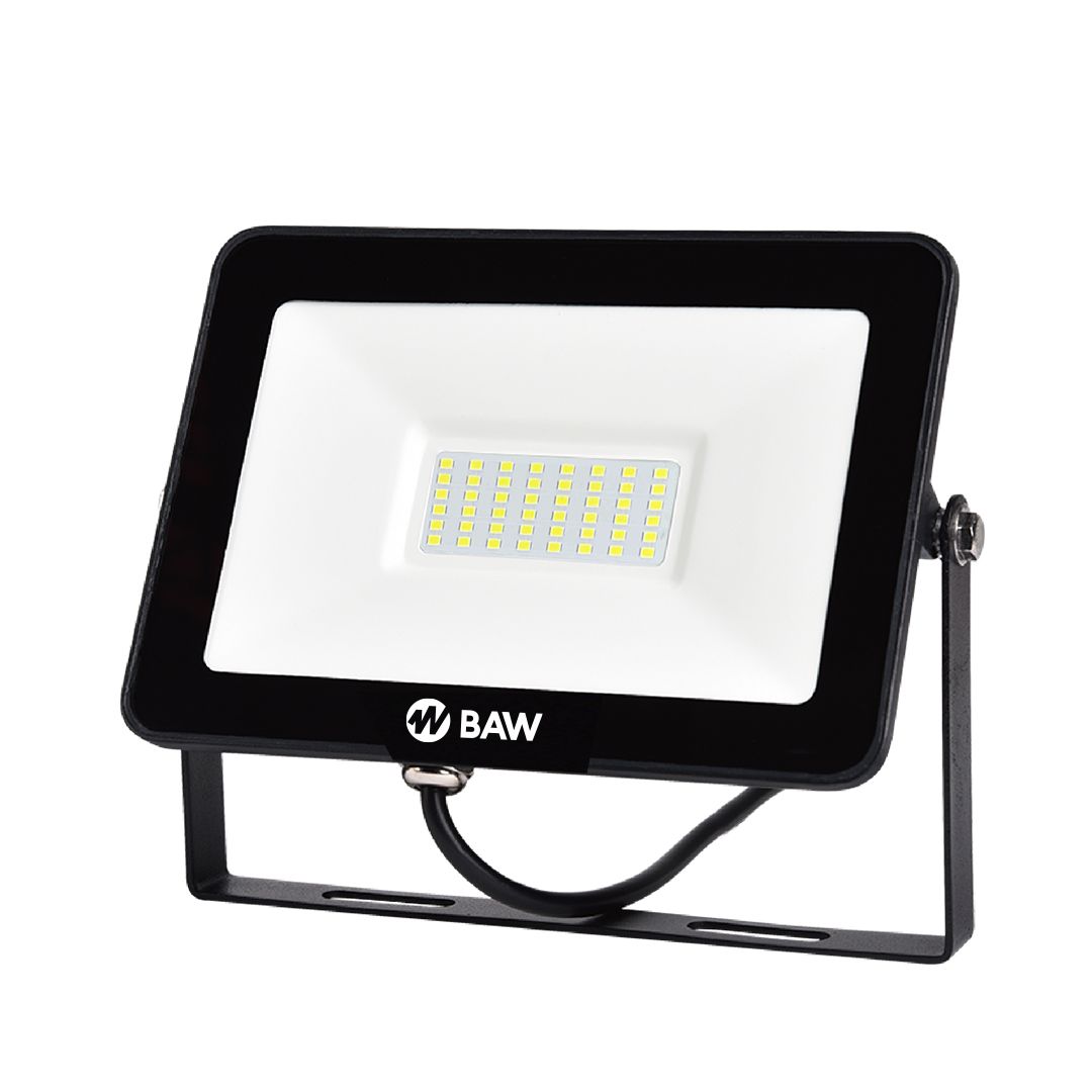 Luminaria LED tipo reflector, 220V~, 50-60Hz, 50W Temp. Color: 6500° K