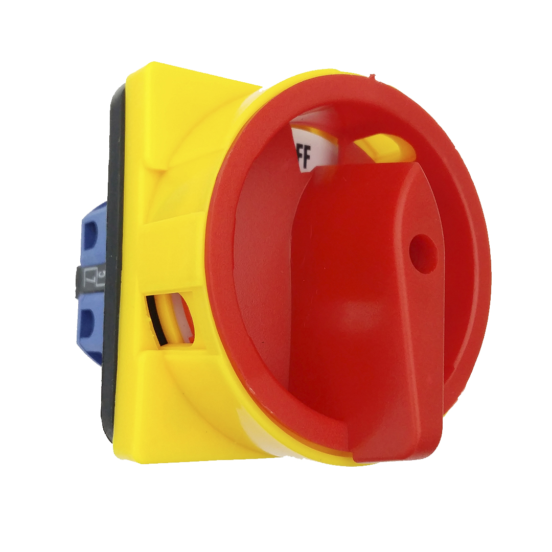 Interruptor rotativo de seguridad 4P. 0-I. Ith=25A Un=380V.