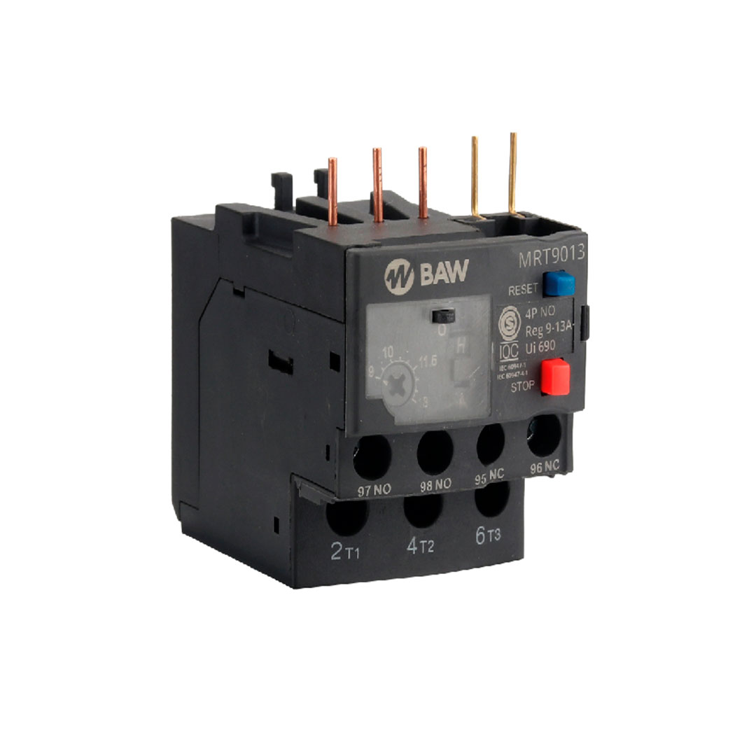 MINI RELÉ PROTECCIÓN TÉRMICA P/SOBRECARGA RANGO: 5,5-8A (MCX9)